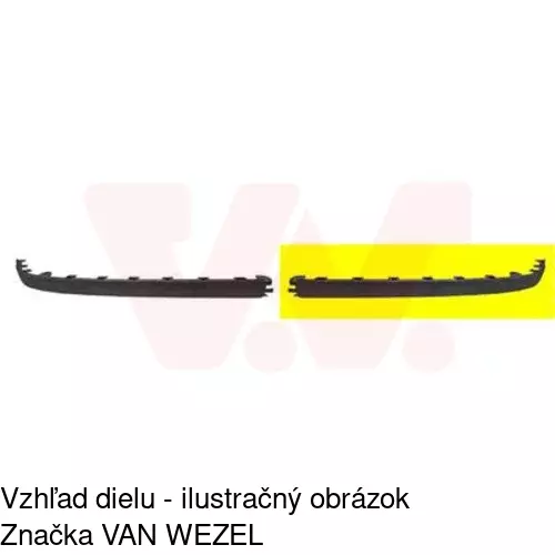 Spojler predného nárazníka 555725-1 /POLCAR/ - obr. 1