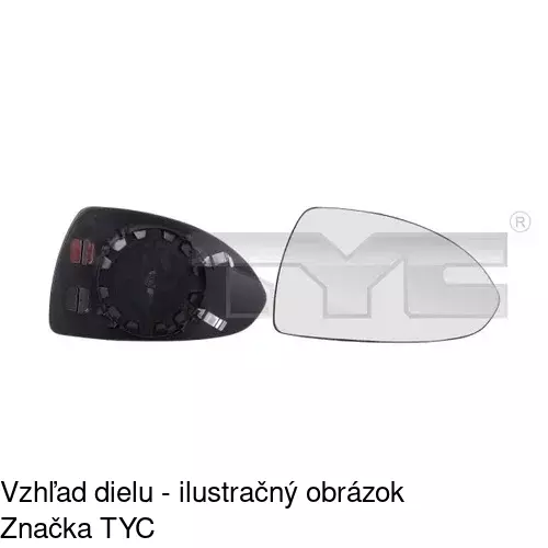 Vonkajšie zrkadlo 5558514M /POLCAR/ - obr. 5