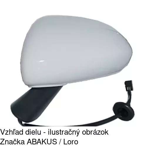 Vonkajšie zrkadlo 5558515S /POLCAR/ - obr. 4