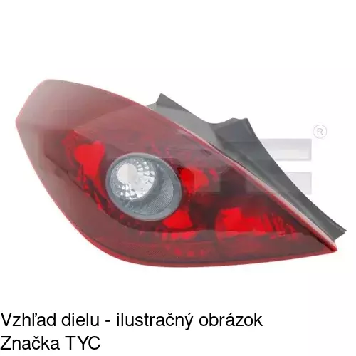 Zadné svetlo POLCAR 5558873E