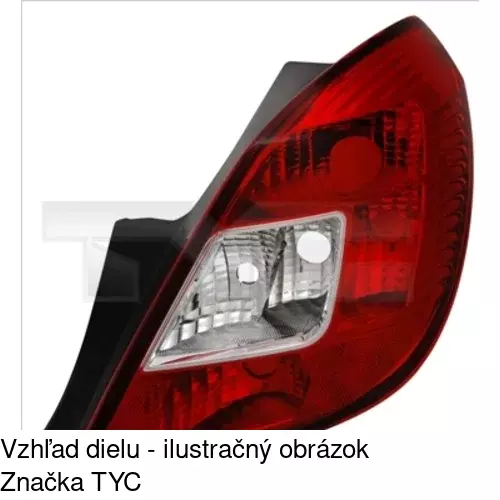Zadné svetlo 5558881E /POLCAR/ - obr. 1