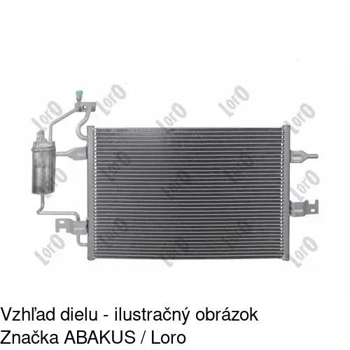 Chladiče klimatizácie 5559K8C1S /POLCAR/ - obr. 2