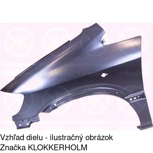 Predný blatník POLCAR 556002