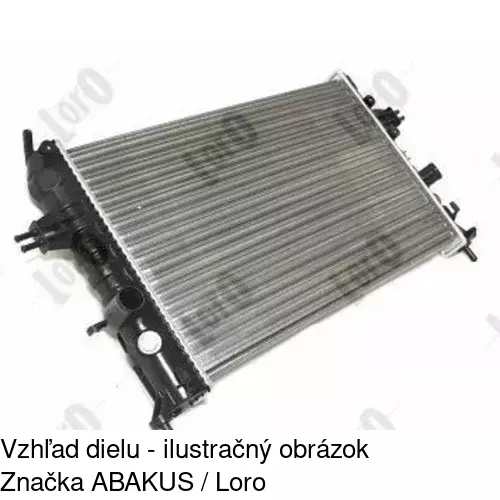 Chladiče vody 556008A3 /POLCAR/ - obr. 1