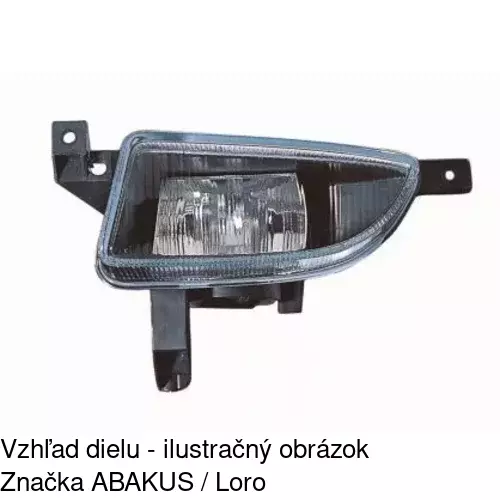 Hmlové svetlo - predné 556029-E /POLCAR/ - obr. 4