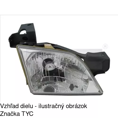 Hlavný reflektor POLCAR 558109-E