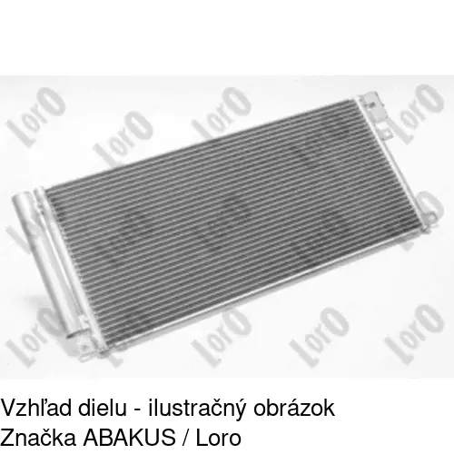 Chladiče klimatizácie 55L1K81X /POLCAR/ - obr. 2