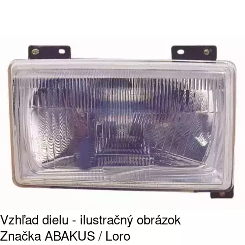 Hlavný reflektor 570109-E /POLCAR/ - obr. 3