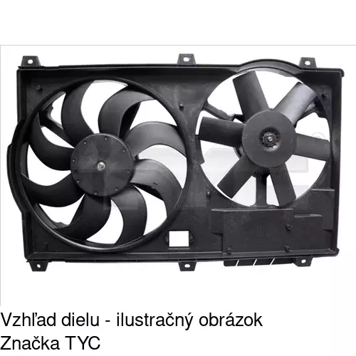 Ventilátory chladičov 570223W6 /POLCAR/ - obr. 1