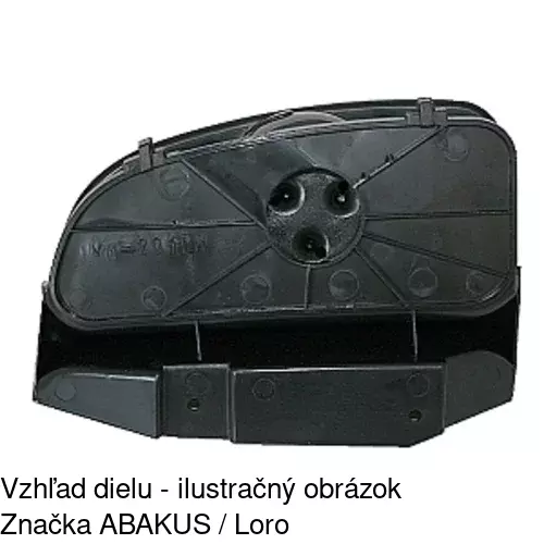 Sklo vonkajšieho zrkadla s držiakom 5702557M /POLCAR/ - obr. 4