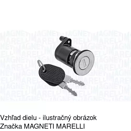 Bubienok dvernej zámky 5703Z-14 /POLCAR/ - obr. 1
