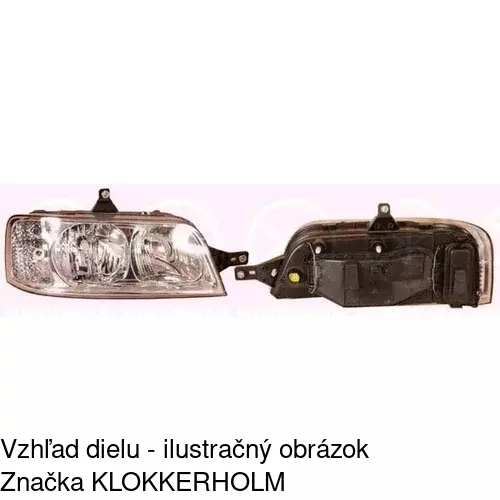 Hlavný reflektor 5704090E /POLCAR/ - obr. 1