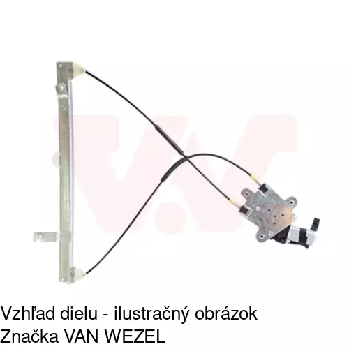 Elektrický mechanizmus okna dverí 5708PSE1 /POLCAR/ - obr. 2