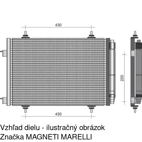 Chladiče klimatizácie POLCAR 5710K81X