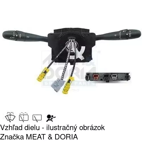 Združený prepínač POLCAR 5710PZ-2