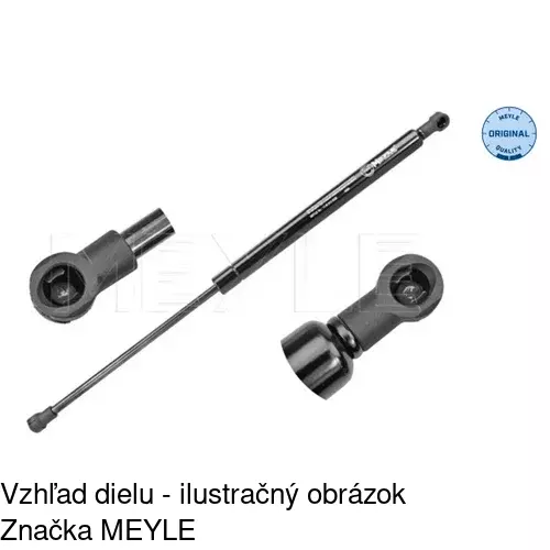 Plynová pružina 5712AB /POLCAR/ - obr. 2