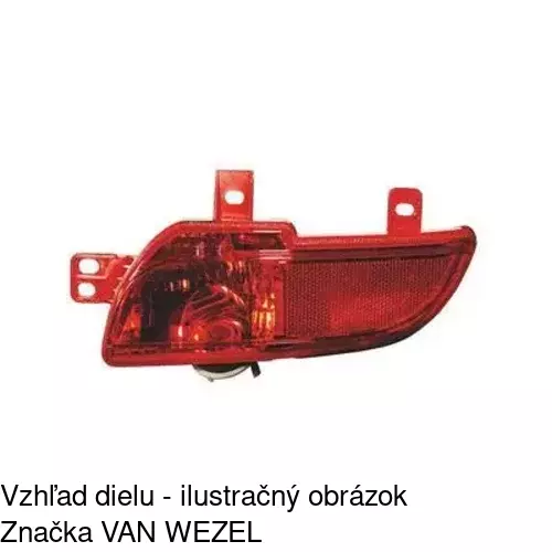 Záslepka hmlovky 572098-E /POLCAR/ - obr. 1