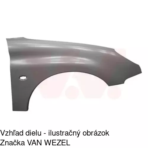 Predný blatník 572302-1 /POLCAR/ - obr. 2