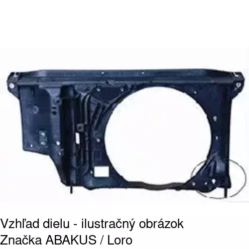 Predné čelo 572304-2 /POLCAR/ - obr. 1