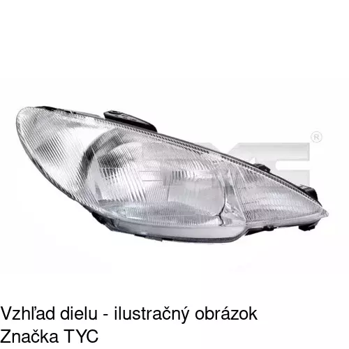 Hlavný reflektor POLCAR 572309-V