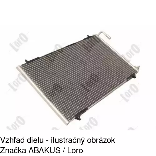 Chladiče klimatizácie 5723K8C2 /POLCAR/ - obr. 2