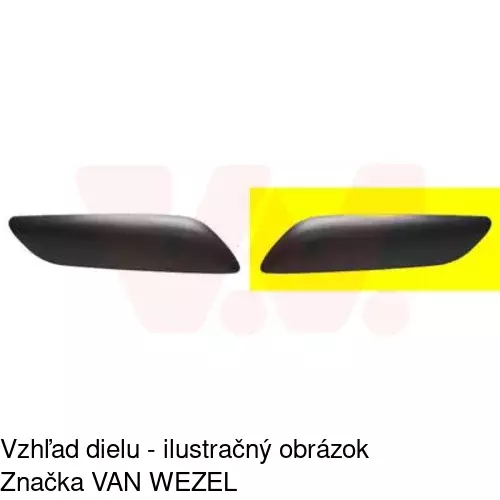 Lišta nárazníka 57240712 /POLCAR/ - obr. 2