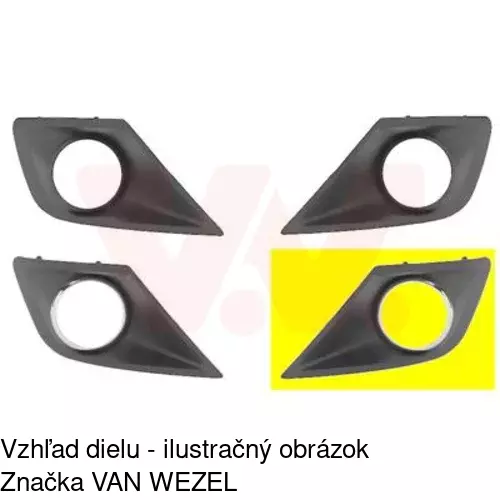 Rámik hmlového svetla 57242717 /POLCAR/ - obr. 1