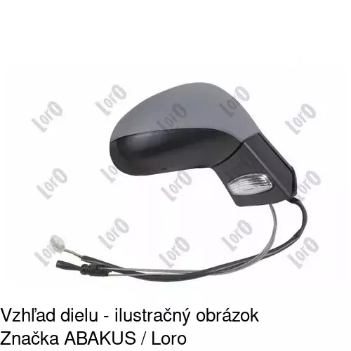Vonkajšie zrkadlo 5724521E /POLCAR/ - obr. 4