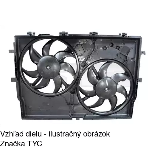 Ventilátory chladičov 577023W4X /POLCAR/ - obr. 2