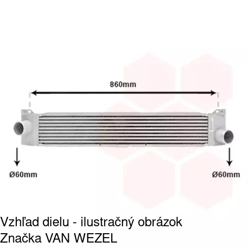 Chladiče vzduchu (Intercoolery) 5770J8-1 /POLCAR/ - obr. 4