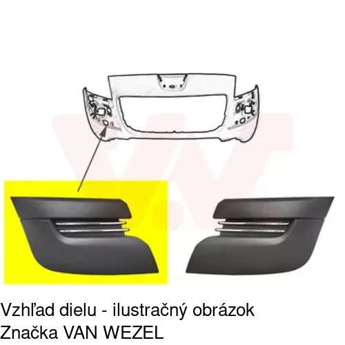 Kryt v nárazníku 578027-2 /POLCAR/ - obr. 1