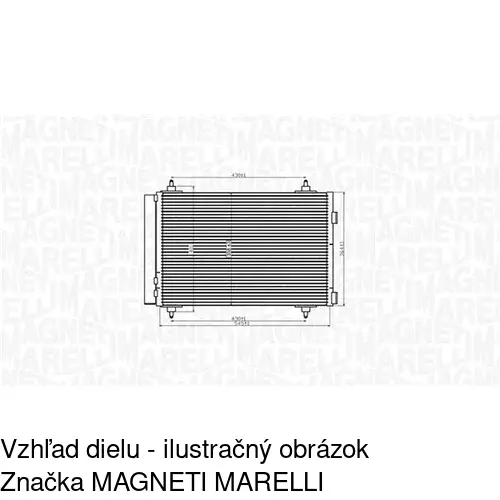 Chladiče klimatizácie 5780K82X /POLCAR/ - obr. 5