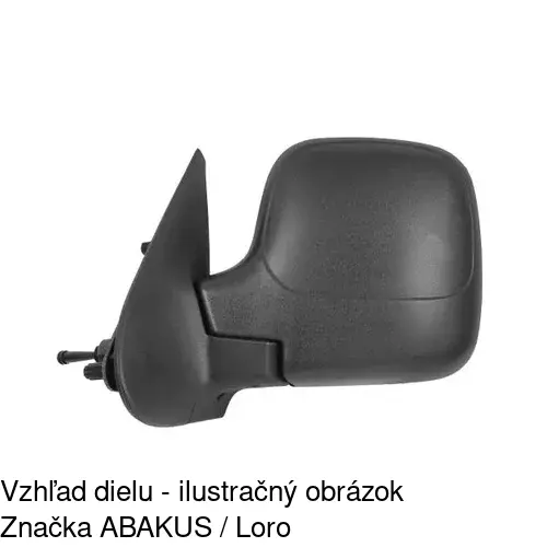 Vonkajšie zrkadlo 579051-M /POLCAR/ - obr. 3