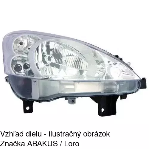 Hlavný reflektor 579210-E /POLCAR/ - obr. 3