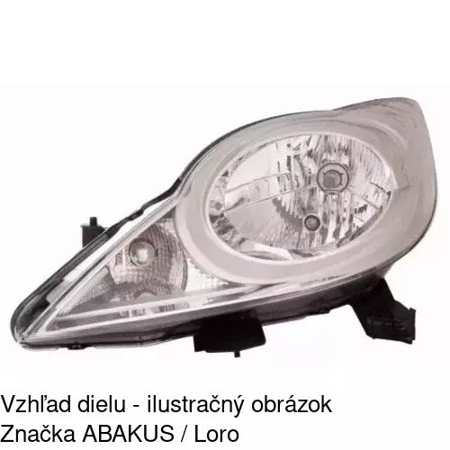 Hlavný reflektor 57A209-V /POLCAR/ - obr. 2