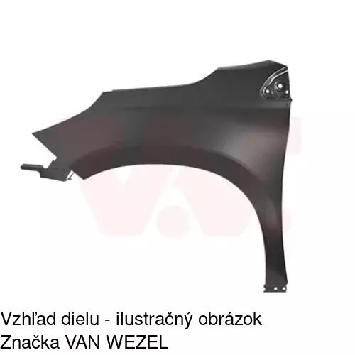 Predný blatník 57L101 /POLCAR/ - obr. 1