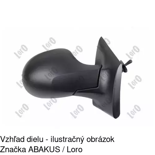 Vonkajšie zrkadlo 6001521S /POLCAR/ - obr. 1