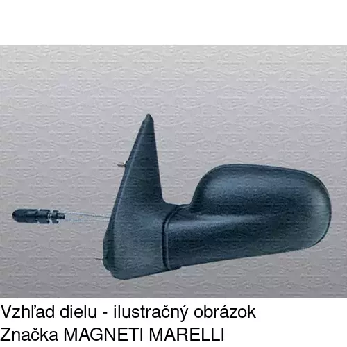 Vonkajšie zrkadlo 6006522E /POLCAR/ - obr. 3