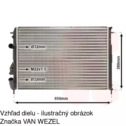 Chladiče vody 6007086X /POLCAR/ - obr. 3