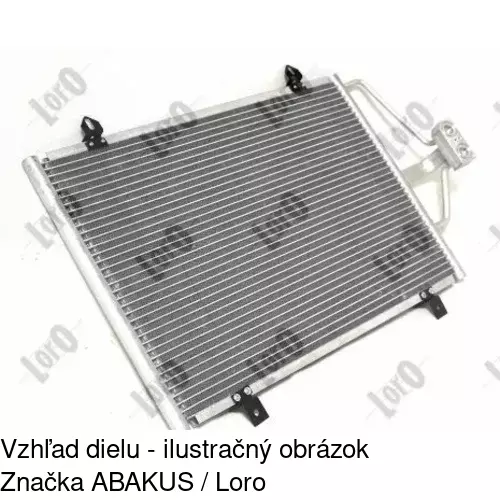 Chladiče klimatizácie 6007K8C1 /POLCAR/ - obr. 3