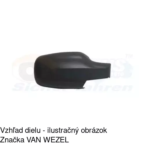 Vonkajšie zrkadlo 6012521M /POLCAR/ - obr. 4