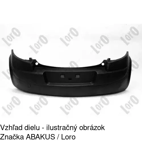 Zadný nárazník 6013962J /POLCAR/ - obr. 1