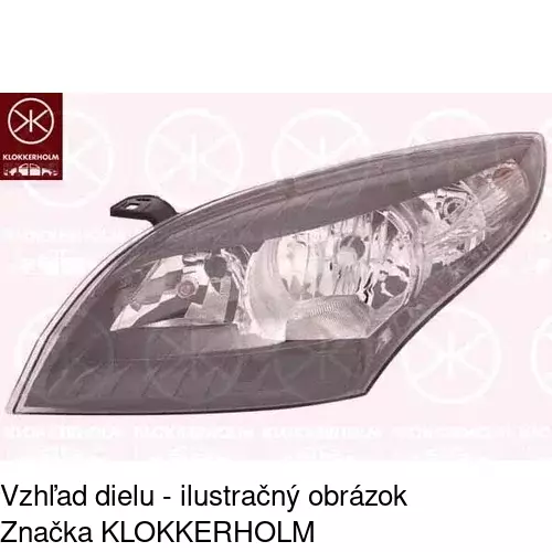 Hlavný reflektor 6014093E /POLCAR/ - obr. 2