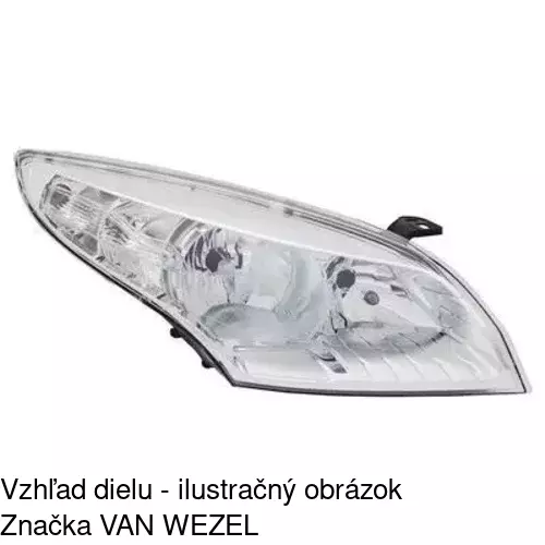 Hlavný reflektor 601410-U /POLCAR/ - obr. 4