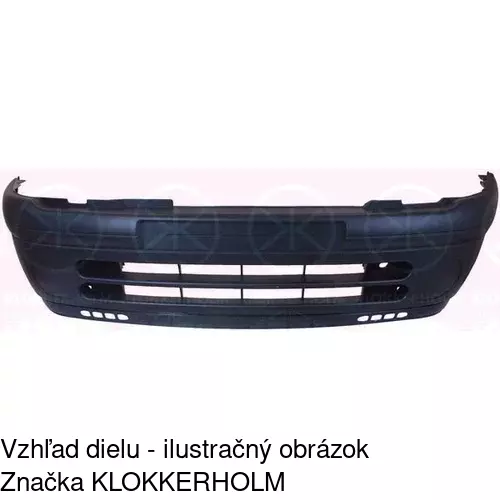 Predný nárazník POLCAR 601507