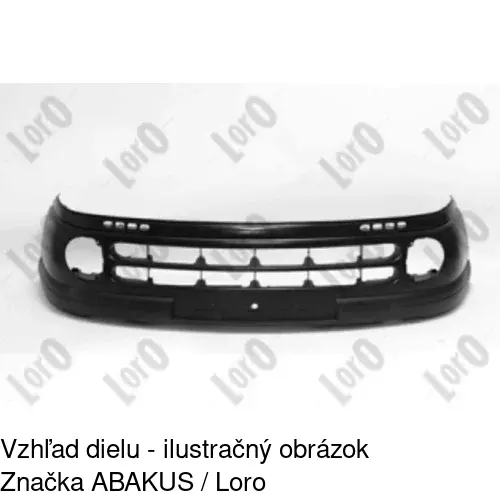 Predný nárazník 601507-J /POLCAR/ - obr. 2