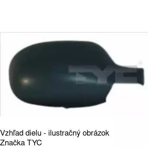 Vonkajšie zrkadlo 6016524E /POLCAR/ - obr. 3