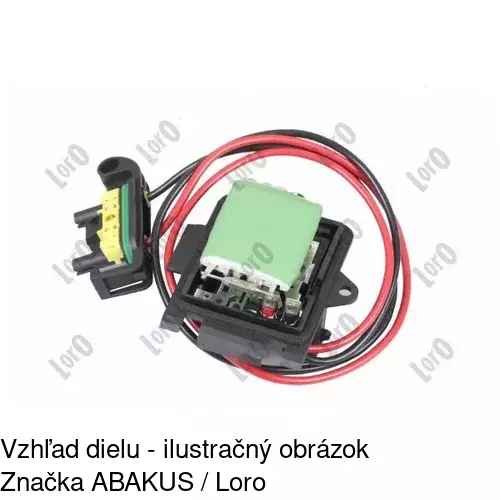 Ovládače klimatizácie 6026KST1X /POLCAR/ - obr. 2