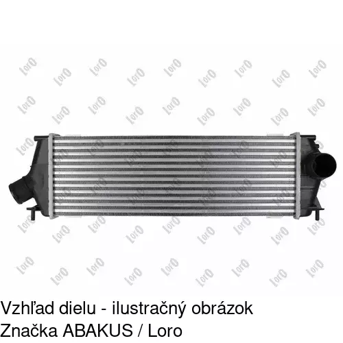 Chladiče vzduchu (Intercoolery) 6027J8-1 /POLCAR/ - obr. 2