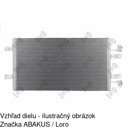 Chladiče klimatizácie 6027K8C2S /POLCAR/ - obr. 2